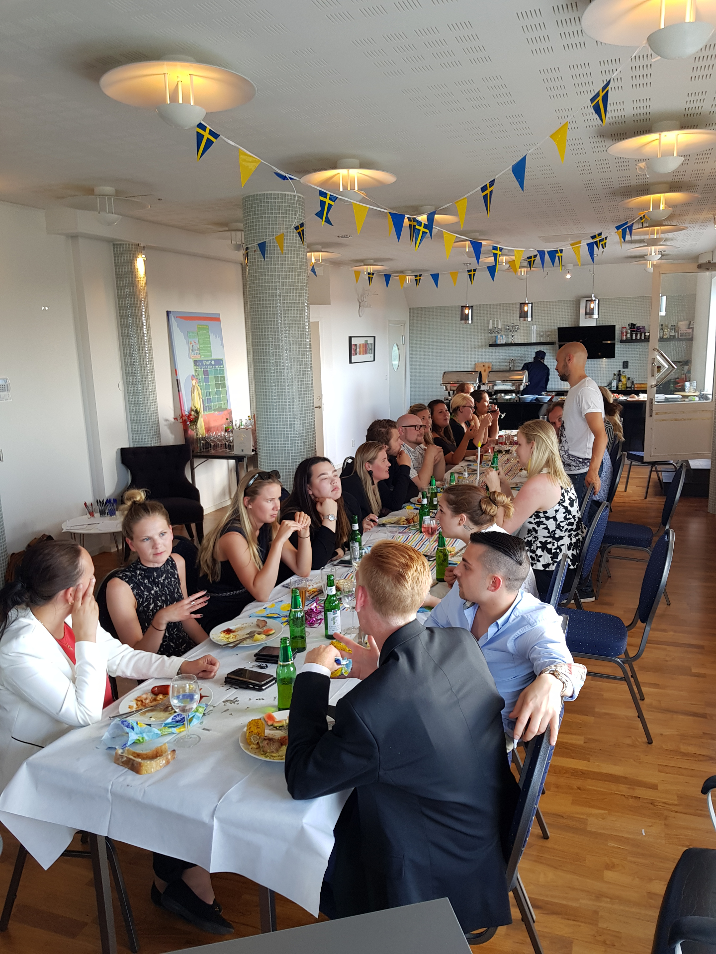 Teammiddag och firande med Brand Impact