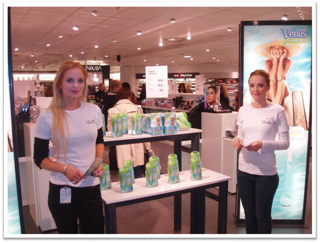 Gillette Venus · Åhlens City — Brand ambassadors av Brand Impact